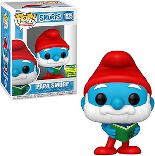 Funko Pop! TV : Smurfs - Papa Smurf - N° 1525 - Figurine en vinyle à collectionner - Idée cadeau - Marchandise officielle - Summer Convention 2024 - Limited Edition