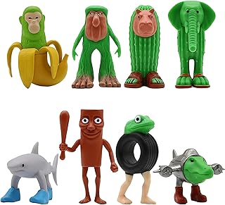 Lot de 8 figurines italiennes Brainrot, figurines amusantes Tralalero Tralala pour enfants à partir de 6 ans, objets de collection Pop Culture